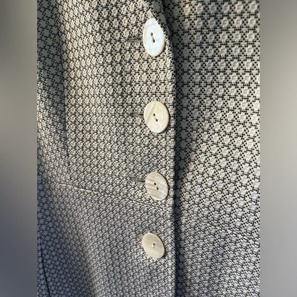 Curling Collection Jacquard 3/4 Sleeve Jacket- Made in France - Picture 12 of 16